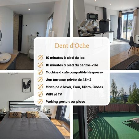 Apartamento Cosy Et Moderne - Dent D'Oche Thonon-les-Bains Exterior foto