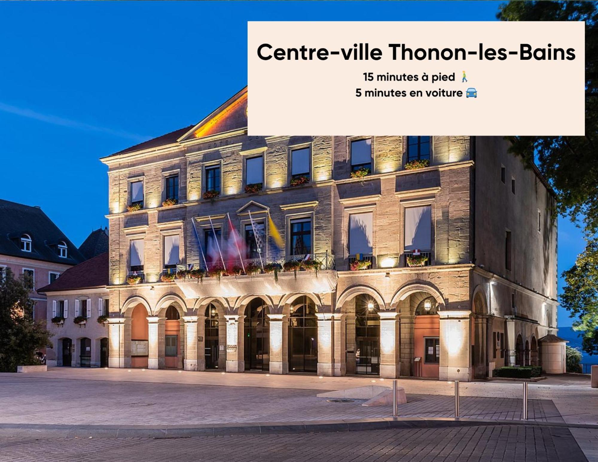 Apartamento Cosy Et Moderne - Dent D'Oche Thonon-les-Bains Exterior foto